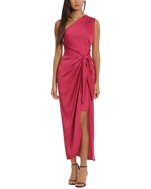 Donna Morgan Red Midi Dress