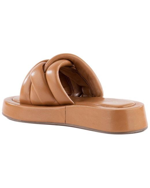 Seychelles Brown Sirens Leather Sandal