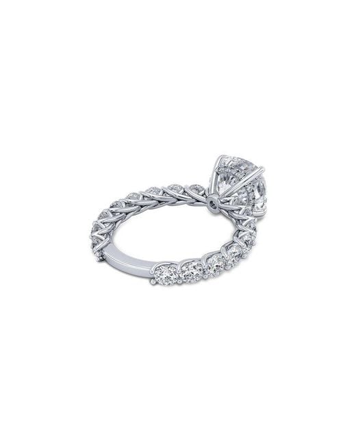 Lab Grown Diamonds White 14K 3.70 Ct. Tw. Lab-Grown Diamond Ring