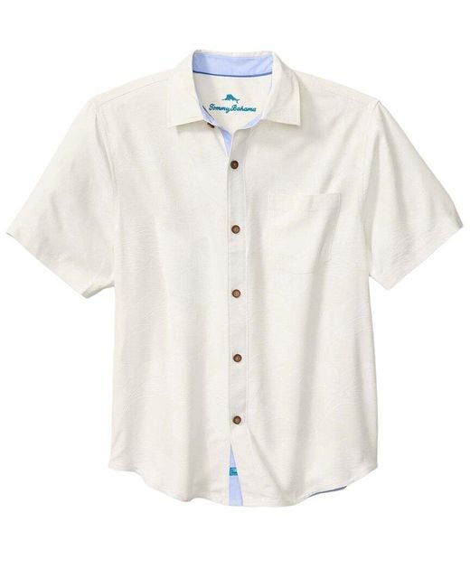 Tommy Bahama White Florida Paradise Silk Shirt for men