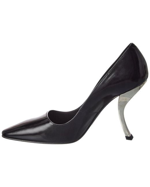 Roger Vivier Black Leather Pump