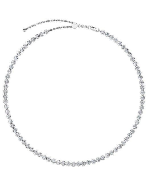 Lab Grown Diamonds Natural 14K 11.00 Ct. Tw. Lab-Grown Diamond Necklace