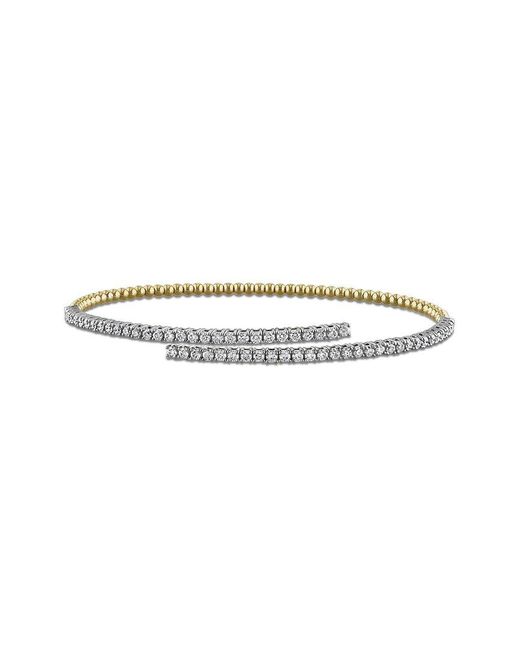 Rina Limor White 14K 1.02 Ct. Tw. Diamond Bangle Bracelet