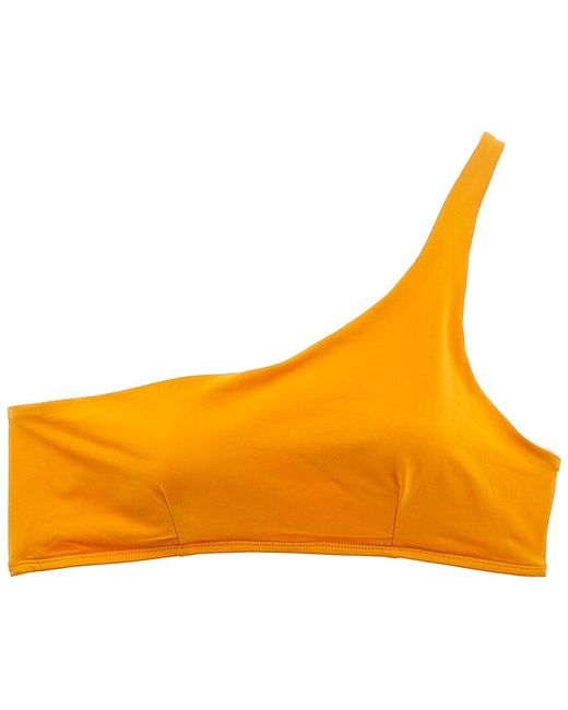 Andie Orange The Wynwood Top One Shoulder