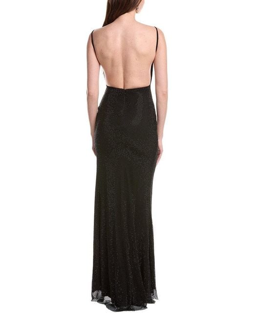 Jovani Black Solid Net Gown