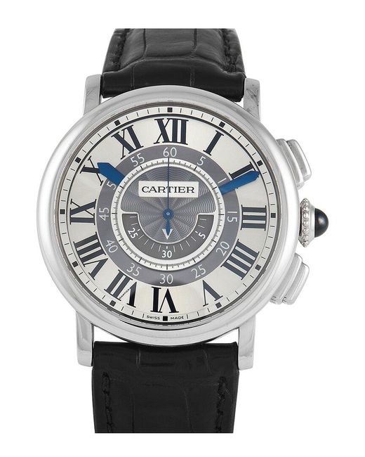Cartier Gray Rotonde De Watch (Authentic Pre-Owned) for men