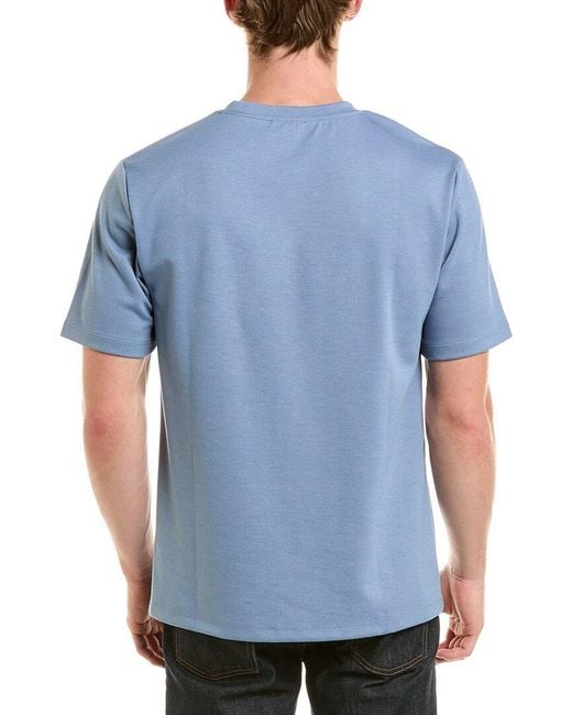 Reiss Blue Brandon Interlock C T-Shirt for men