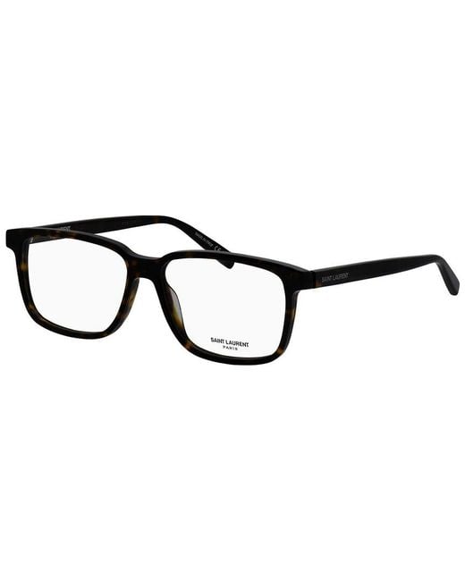 Saint Laurent Black 58Mm Eyeglasses for men