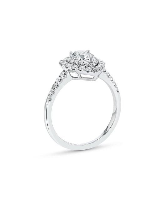 LEVARON White 18K 1.09 Ct. Tw. Diamond Ring