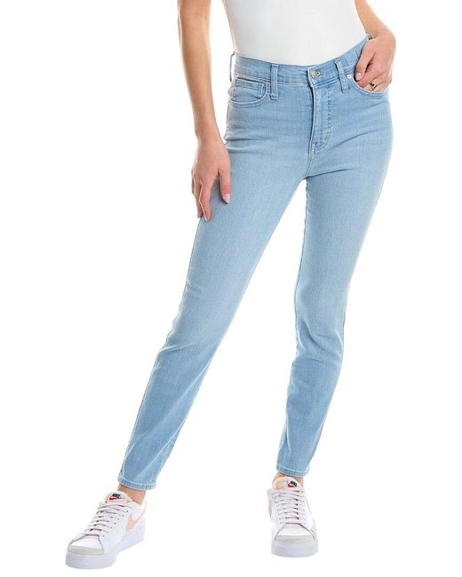 Madewell Blue High-rise Longton Wash Skinny Jean