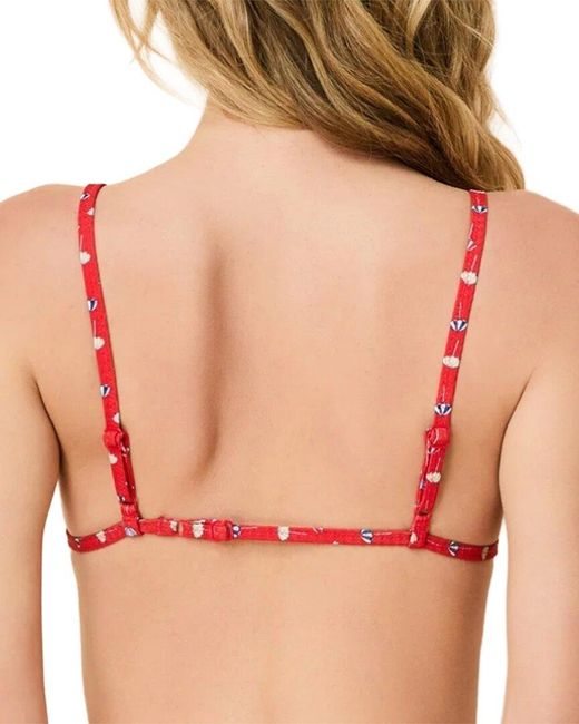 Solid & Striped Red The Lulu Top