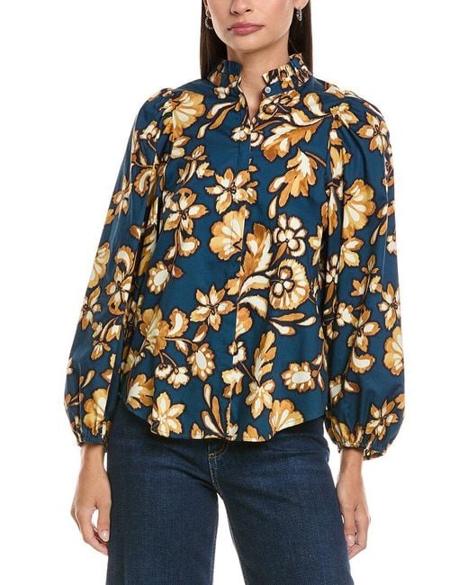 tyler boe Blue Greer Blouse