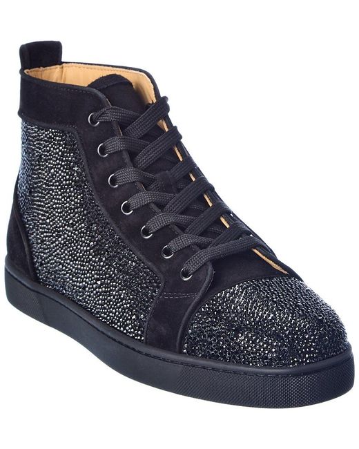 Christian Louboutin Louis Suede High-top Sneaker in Blue for Men | Lyst  Canada