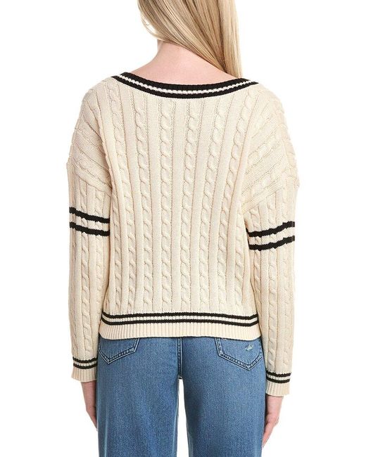 Lea & Viola Blue Cable Sweater