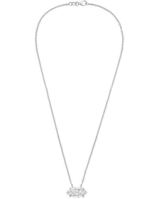 Diana M White 14K 2.00 Ct. Tw. Lab-Grown Diamond Solitaire Pendant