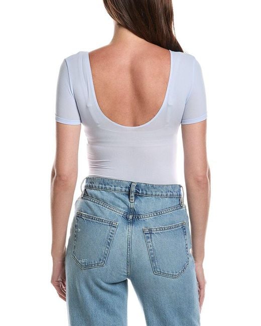 Commando Blue Commando Bb Cap Sleeve Bodysuit