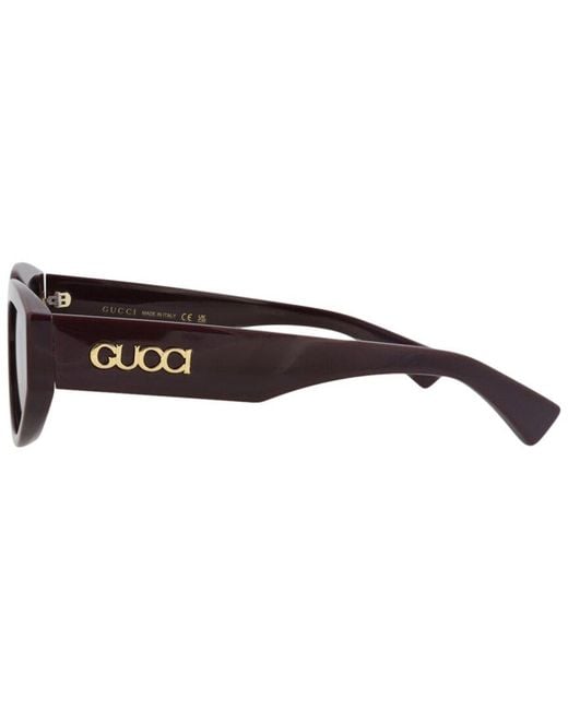 Gucci Blue 55Mm Sunglasses