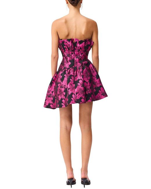 Elliatt Purple Holly Asym Mini Dress