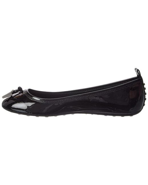Tod's Blue Tods Patent Ballerina Flat