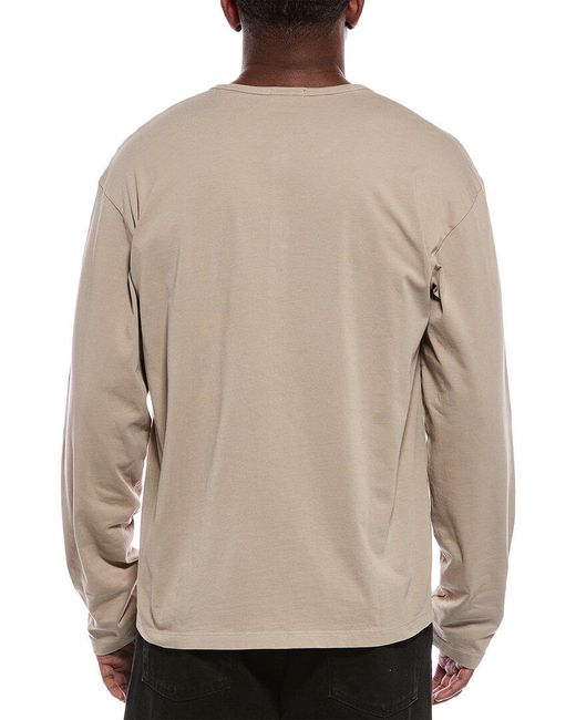 ATM Natural Heavyweight Jersey Henley for men