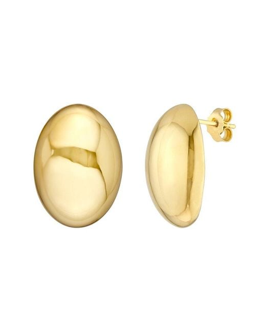 HAWLEY ST Metallic 14K Buttons Earrings