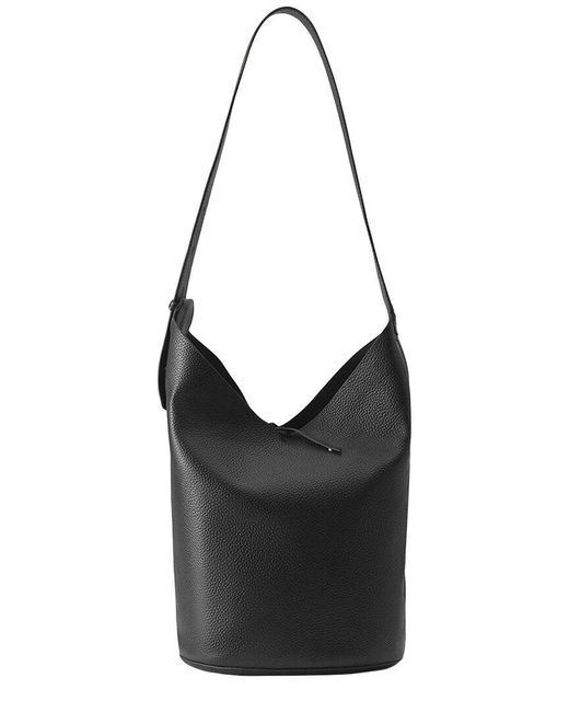 Helen Kaminski Black Carilla Reve Leather Hobo Bag