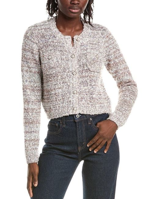 Cinq À Sept Gray Kori Cardigan