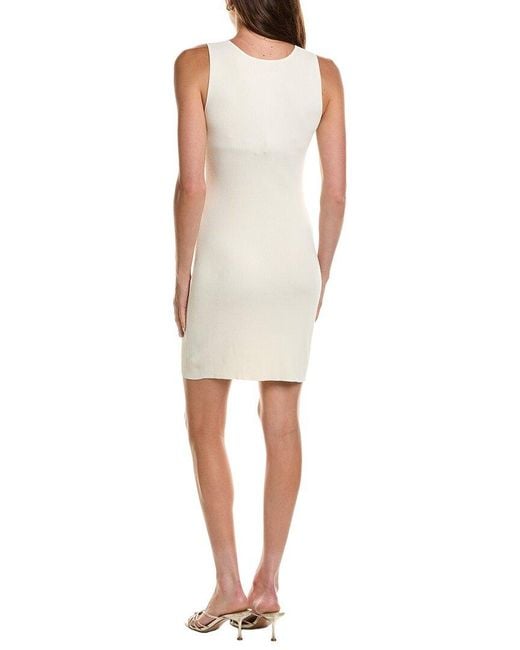 Lamarque White Bendita Knit Mini Dress