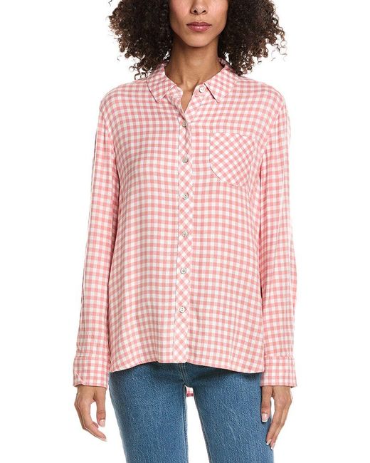 Tommy Bahama Pink Villa Verde Flannel Shirt