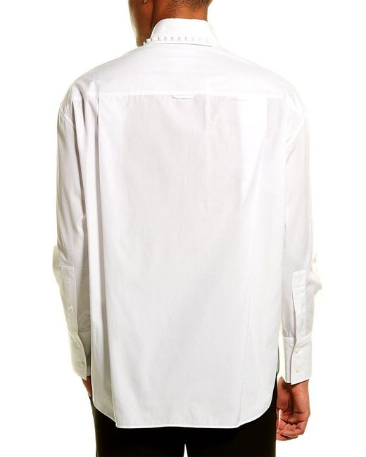 Mens Clothing Nightwear and sleepwear Valentino Pyramid Stud Shirt in White for Men 