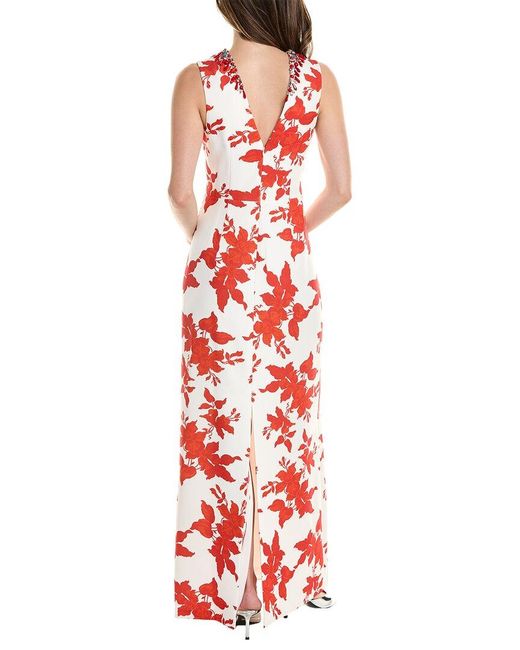 Sachin & Babi Red Juliana Gown