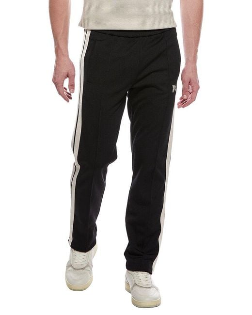 Palm Angels Black Side Tape Pant for men