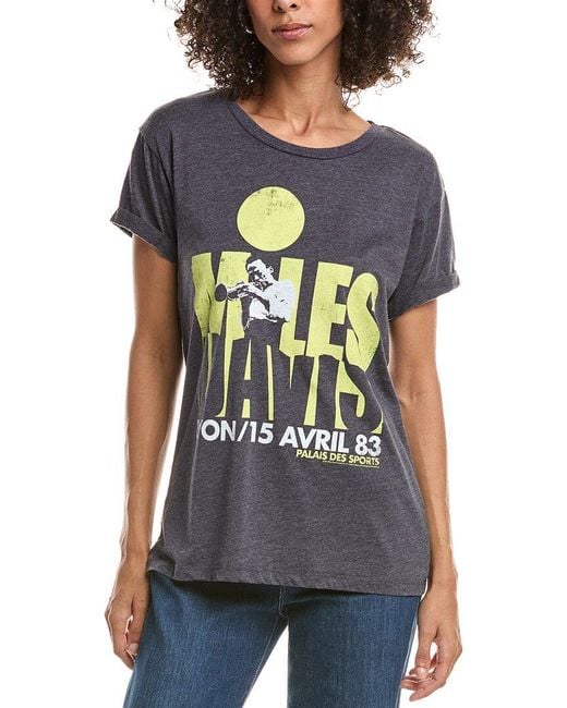 Chaser Brand Gray Vintage Roll Sleeve T-shirt