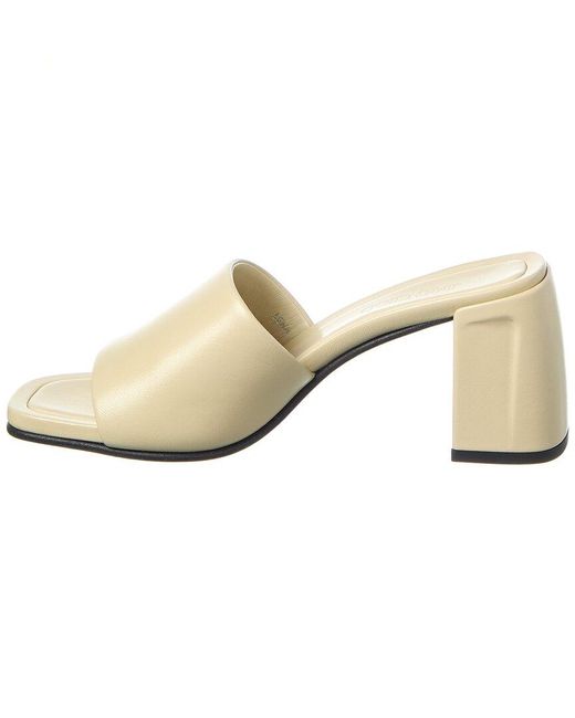 Jimmy Choo Natural Lena 70 Leather Sandal
