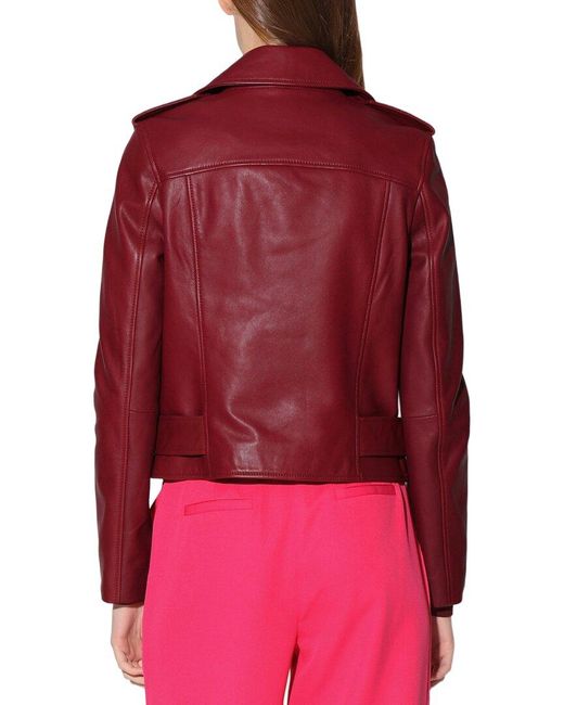 Walter Baker Red Allison Leather Jacket