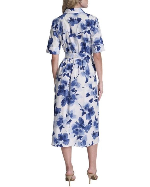 DKNY Blue Shirt Dress