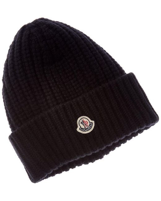 Moncler Blue Wool & Cashmere-Blend Beanie