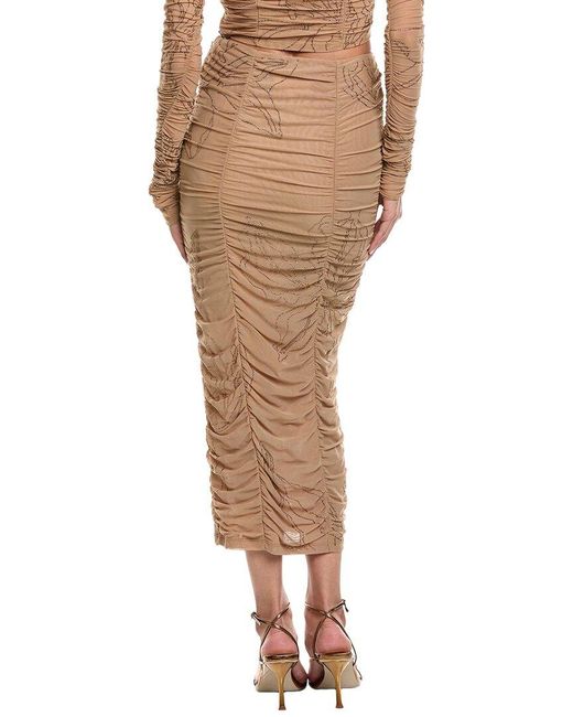 Rococo Sand Natural Midi Skirt