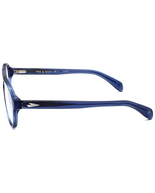 Rag & Bone Blue 51Mm Optical Frames