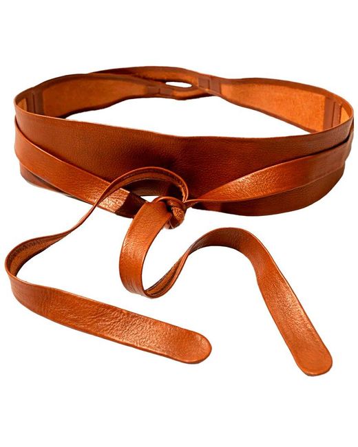 Ada Brown Classic Wrap Leather Belt