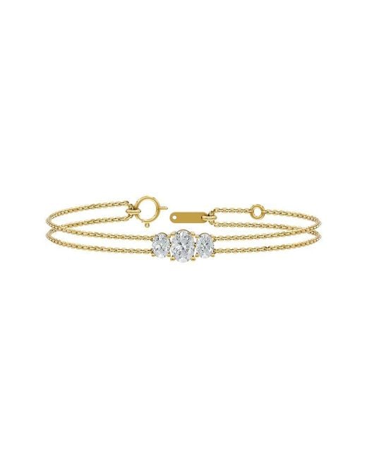 Lab Grown Diamonds White 18K Over 2.00 Ct. Tw. Lab-Grown Diamond Bracelet