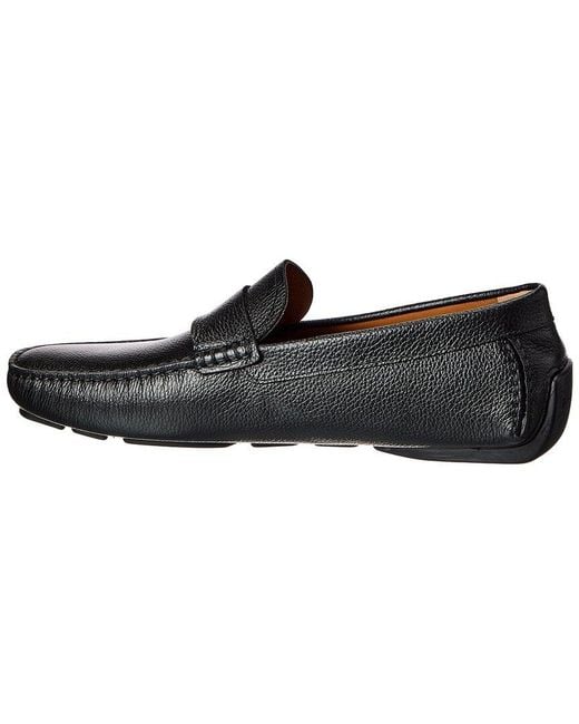 Bally Black Welmy Leather Driver for men