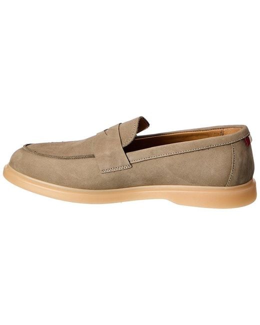 Bally Brown Webby Leather Loafer