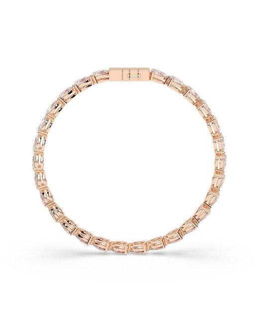Lab Grown Diamonds White 14K Rose 7.50 Ct. Tw. Lab-Grown Diamond Bracelet