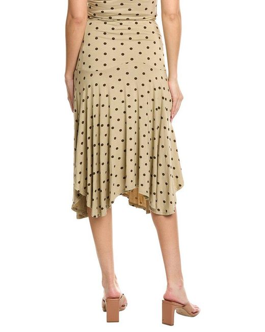 7021 Natural Midi Skirt