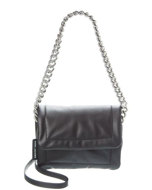 Marc Jacobs Gray Small Leather Pillow Bag