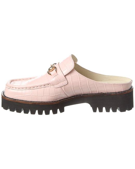 INTENTIONALLY ______ Pink Kowloon Leather Loafer