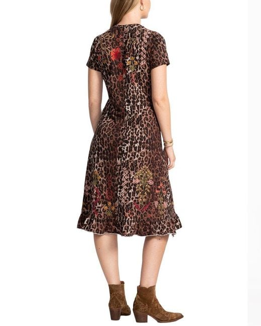Johnny Was Brown Malaya Dress