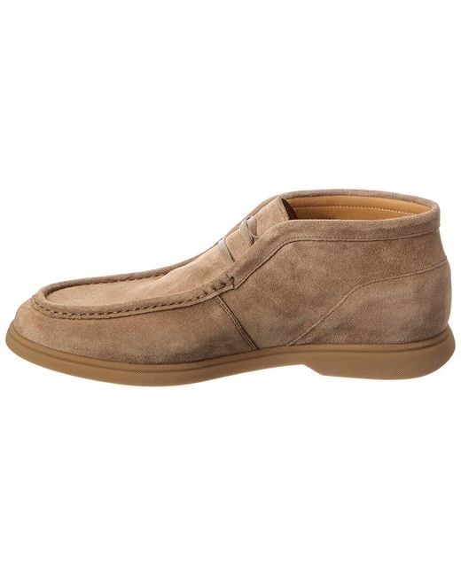 Boss Brown Sienne Suede Boot for men