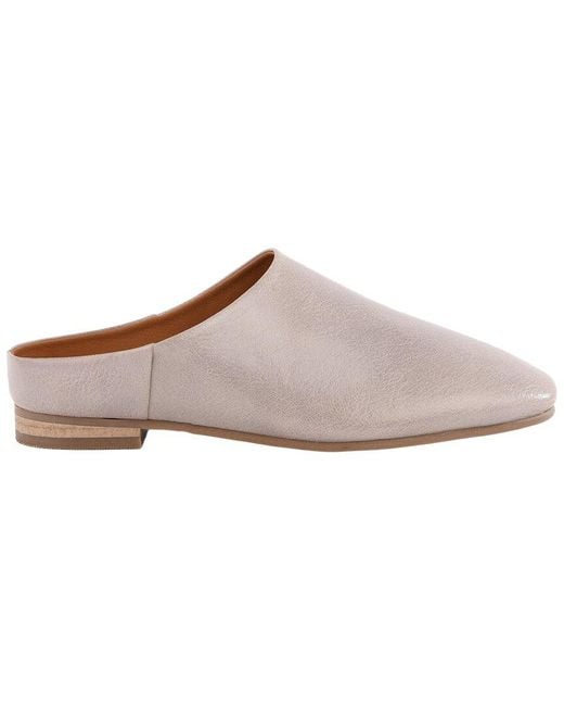 Seychelles White Napa Valley Leather Mule